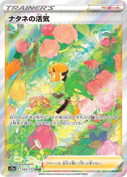 画像1: 【PSA10】ナタネの活気［243/172］SAR※銀行振込orコンビニ支払い (1)