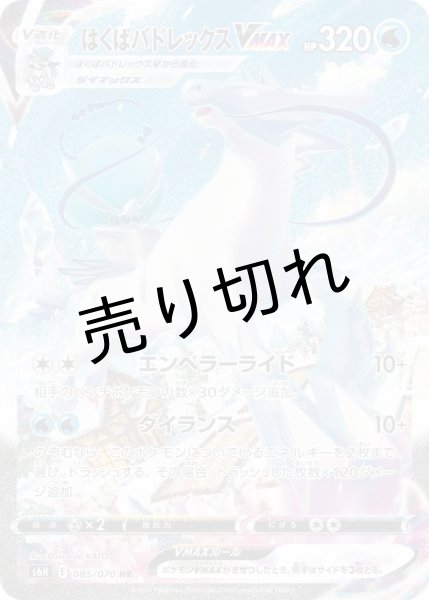 画像1: (No.214)【PSA10】はくばバドレックスVMAX(SA)［085/070］ HR (1)