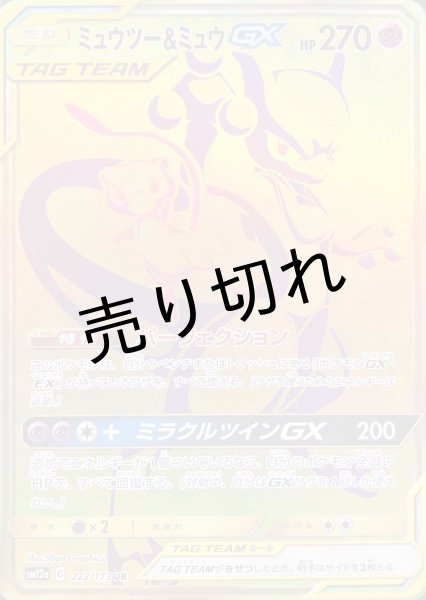 画像1: 【PSA10】ミュウツー＆ミュウGX［222/173］UR (1)