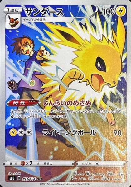 画像1: 【PSA10】サンダース【CHR】{193/184} (1)