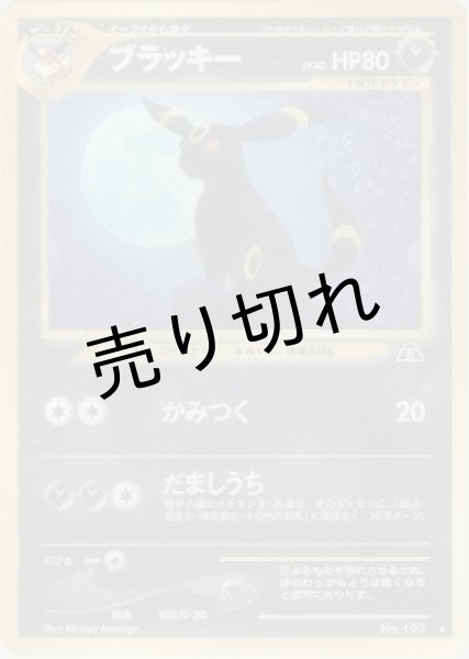 画像1: 【PSA10】ブラッキー［No.197］ 【✩ 】※銀行振込orコンビニ支払 (1)