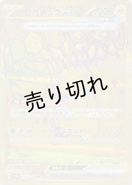 画像1: 【PSA10】ピカチュウex【UR】{236/187}　※銀行振込orコンビニ払い (1)
