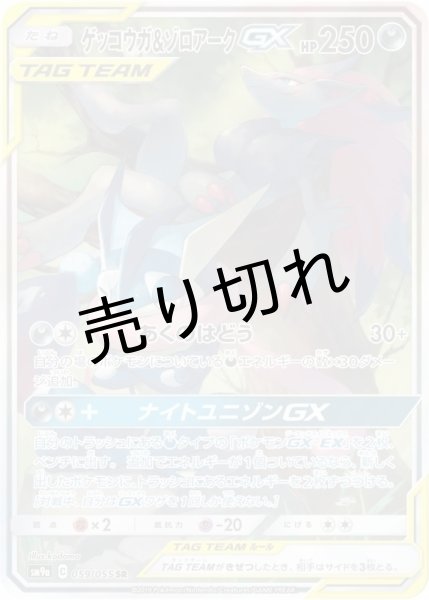 画像1: 【PSA10】ゲッコウガ＆ゾロアークGX[059/055] SR (1)