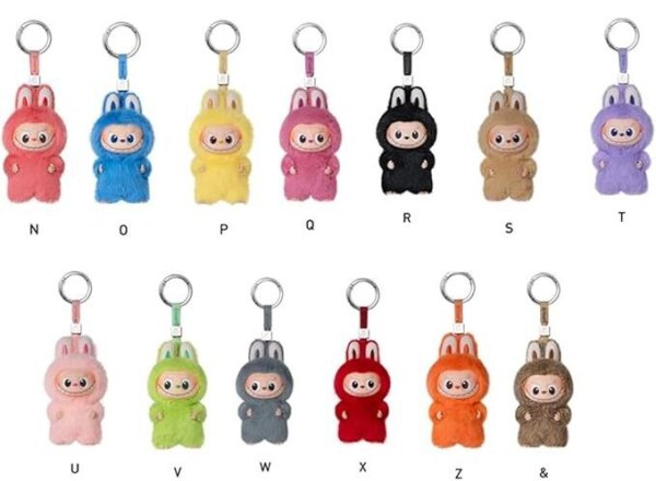 画像2: 【正規品・未開封 】 POP MART THE MONSTER PIN FOR LOVE シリーズ ぬいぐるみ ペンダント (N-Z) popmart ポップマート Mini Labubu〈ピース〉　※銀行振込orコンビニ払い (2)