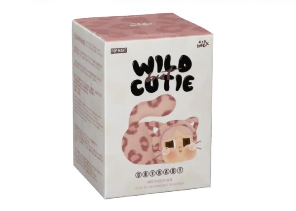 画像1: 【正規品・未開封】POP MART CRYBABY Wild but Cutie Series - Vinyl Plush Pendant〈ピース〉　※銀行振込orコンビニ払い (1)