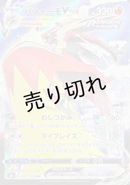 画像1: 【PSA10】バシャーモVMAX [217/184] CSR (1)