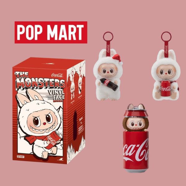 画像2: 【正規品・未開封 】 POP MART THE MONSTERS コカ・コーラ ぬいぐるみペンダント シリーズ〈ピース〉　※銀行振込orコンビニ払い (2)